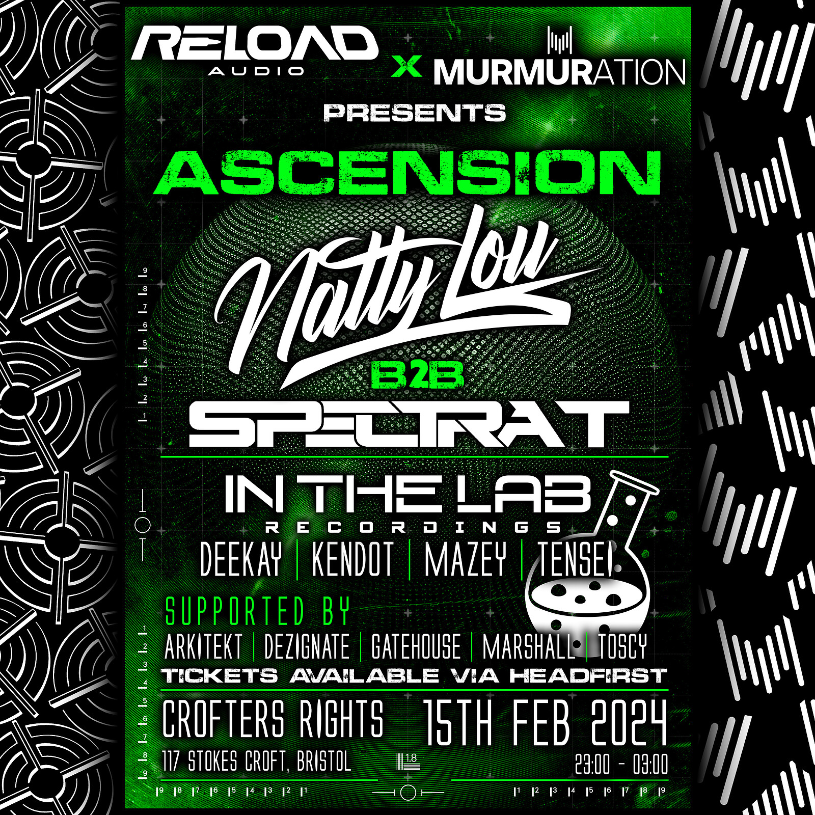 ASCENSION: NATTY LOU B2B SPECTRA T + IN THE LAB at Crofters Rights