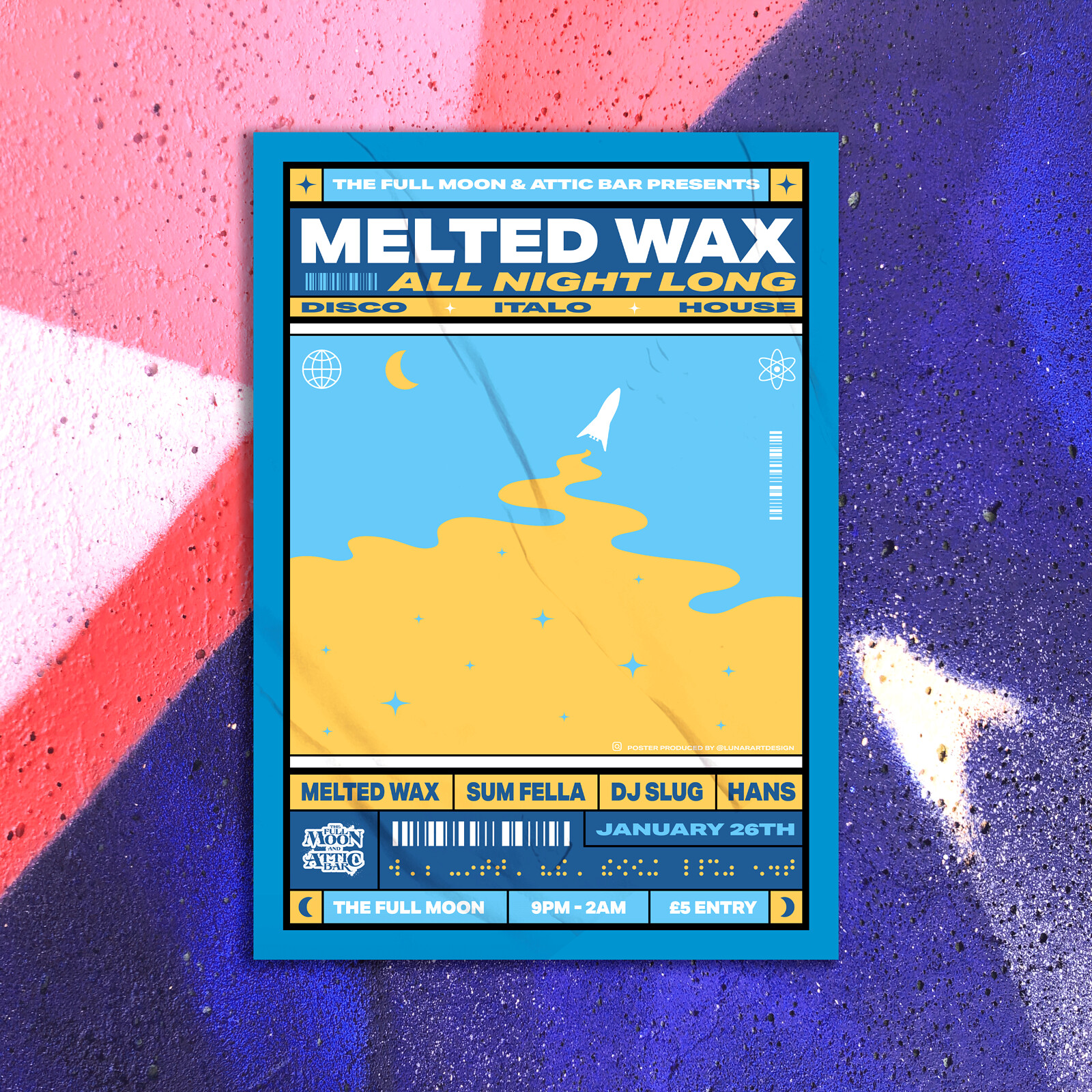 MELTED WAX | THE FULL MOON at The Full Moon & Attic Bar