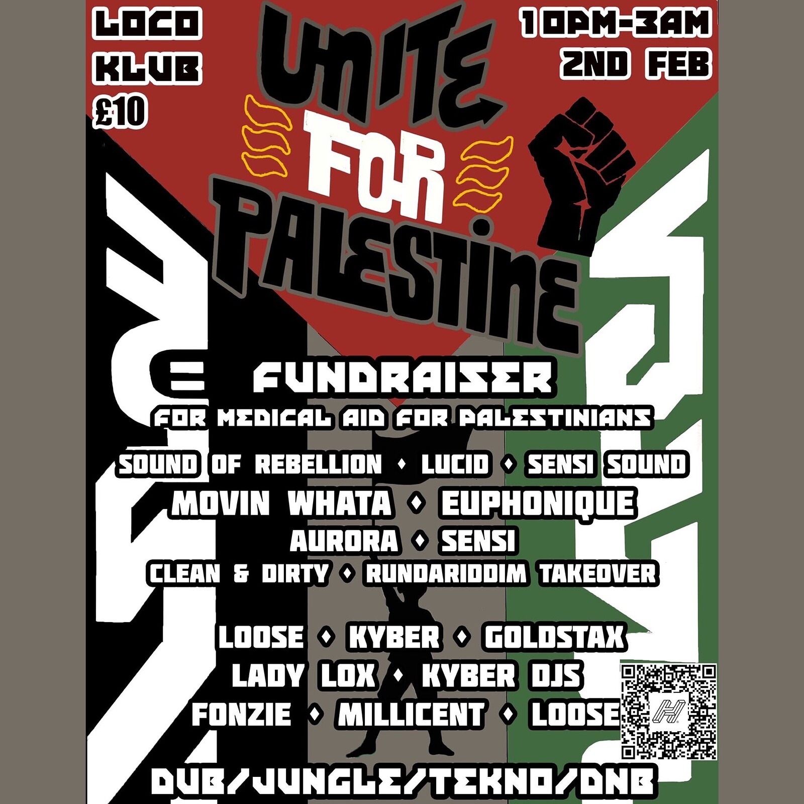 Unite for Palestine at Loco Klub