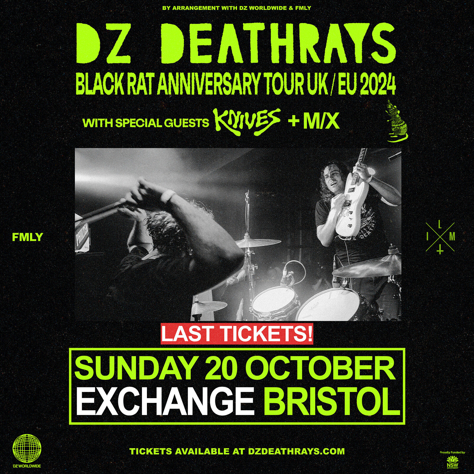 DZ Deathrays at Exchange