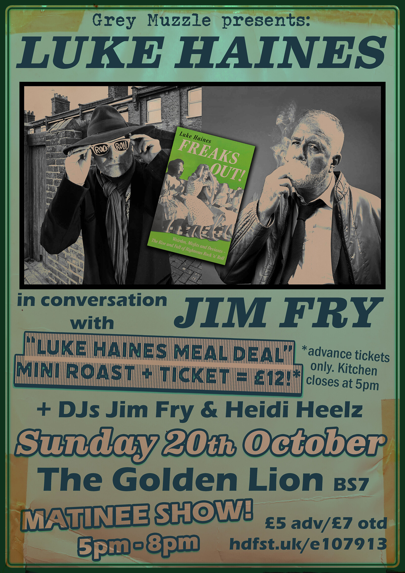 Luke Haines & Jim Fry In Conversation at The Golden Lion