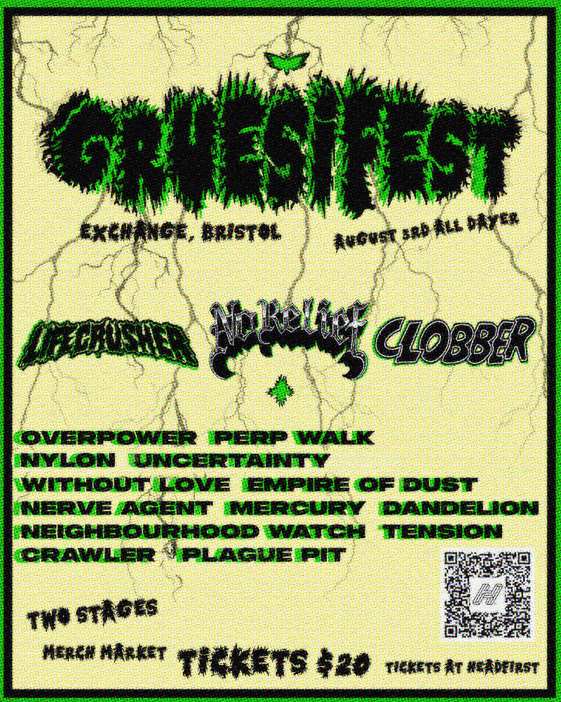 GRUESIFEST AUGUST 3rd ALL DAYER at Exchange