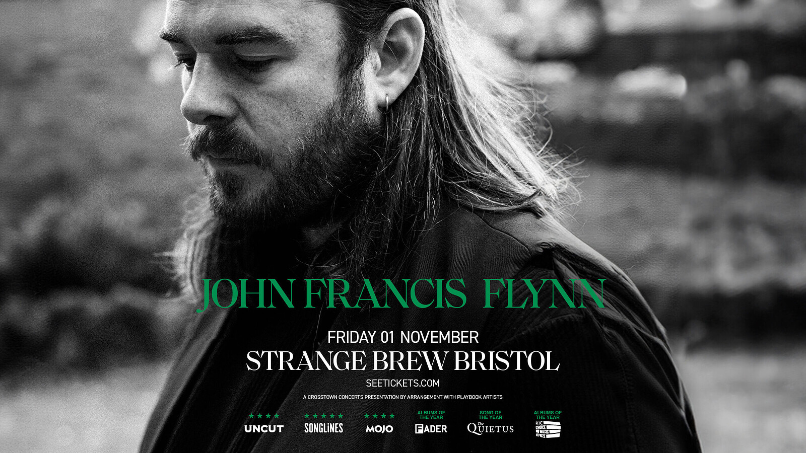 John Francis Flynn + Support from Ellie O'Neill at Strange Brew