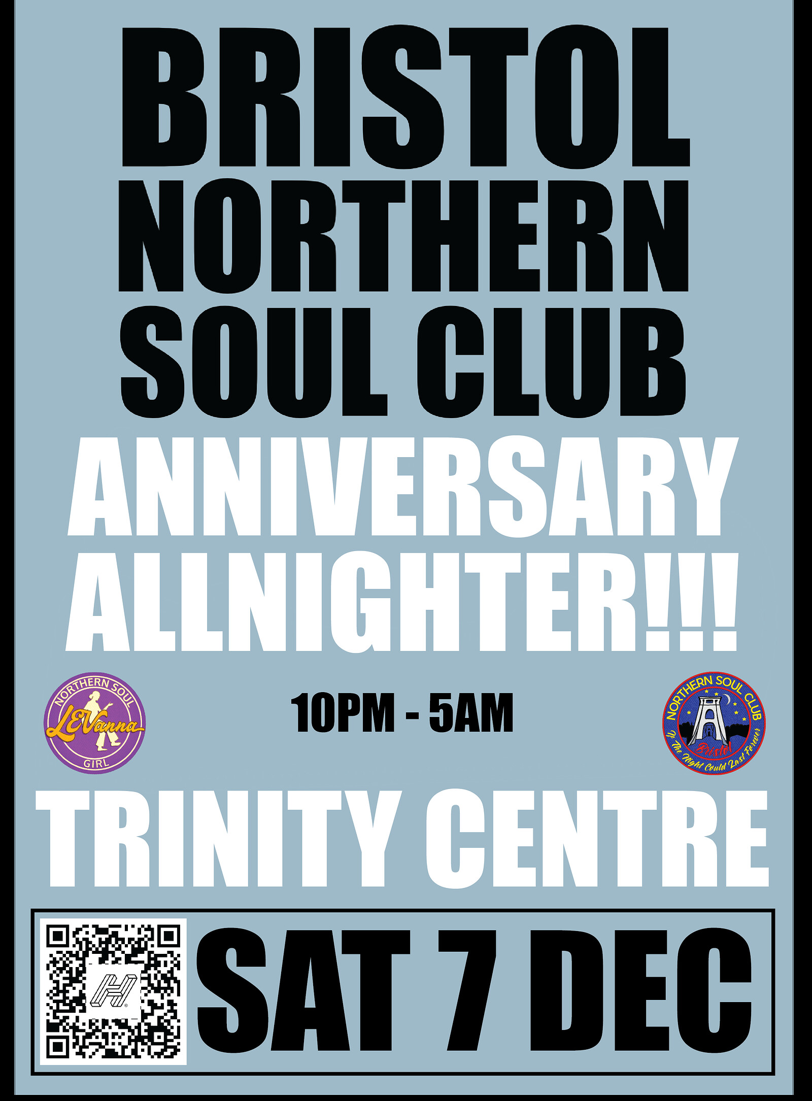 BRISTOL NORTHERN SOUL CLUB ALLNIGHTER at The Trinity Centre