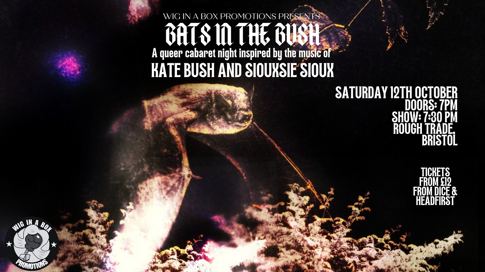 Bats in the Bush - A  queer cabaret night at Rough Trade Bristol