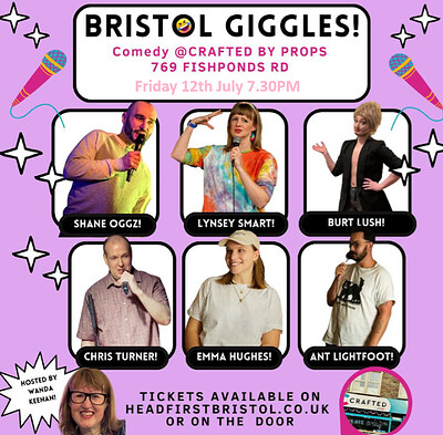 Bristol Giggles at Crafted by Props