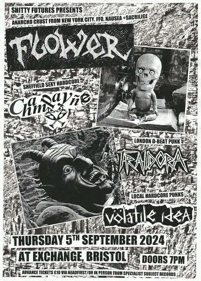 FLOWER, TRAIDORA, CHAMPAYNE and VOLATILE IDEA at Exchange