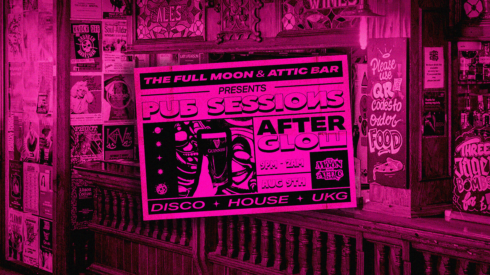 Pub Sessions: Afterglow at The Full Moon & Attic Bar