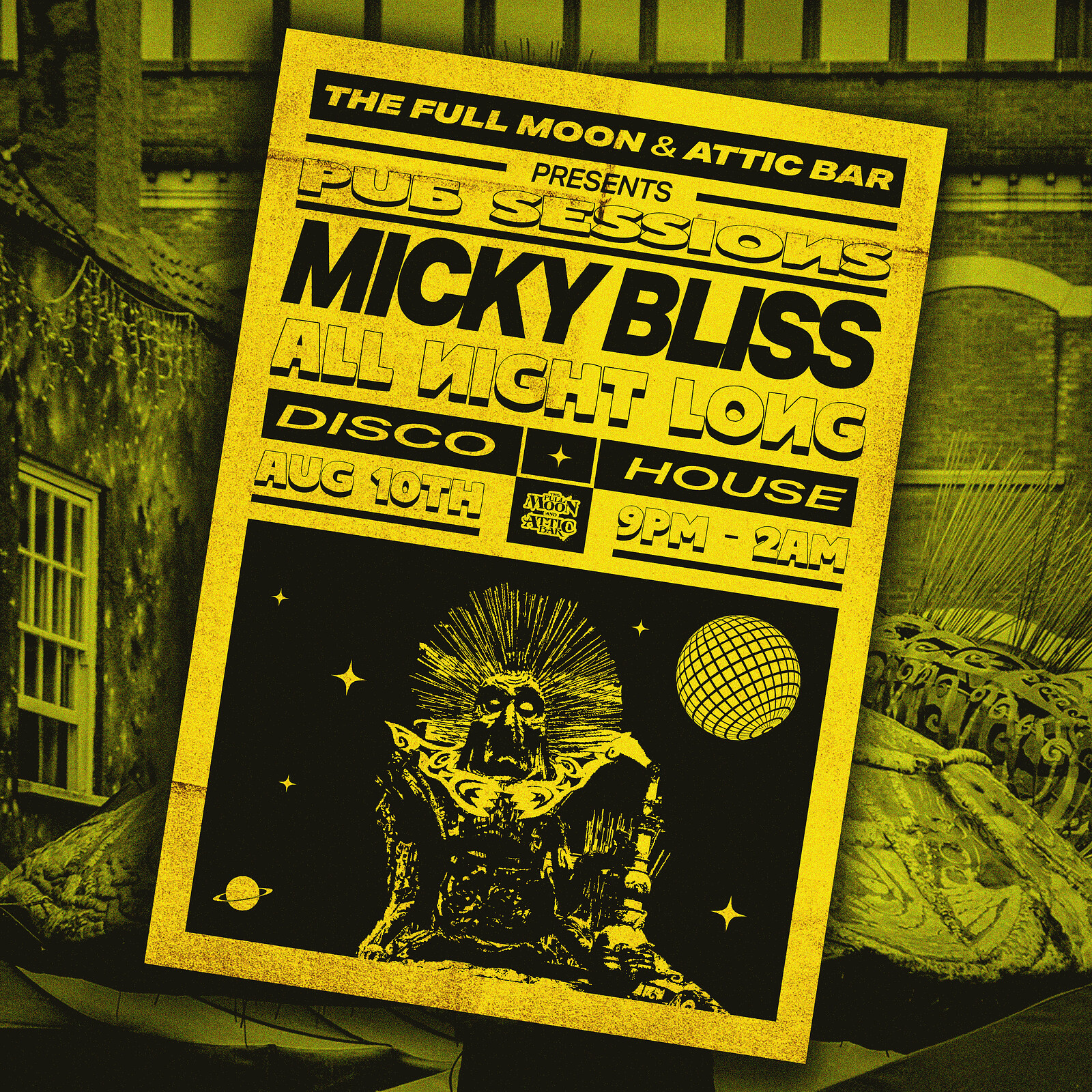 Pub Sessions: Micky Bliss at The Full Moon & Attic Bar