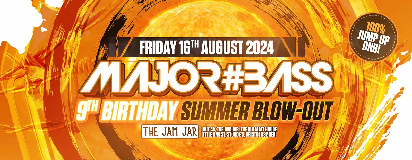 MAJOR#BASS: SUMMER BLOW OUT at The Jam Jar