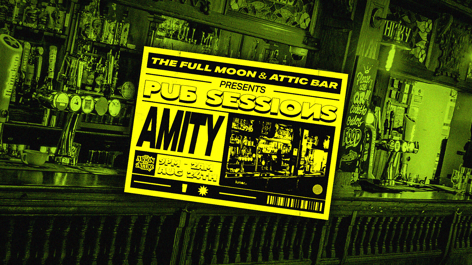 Bank Holiday Pub Sessions: Amity at The Full Moon & Attic Bar