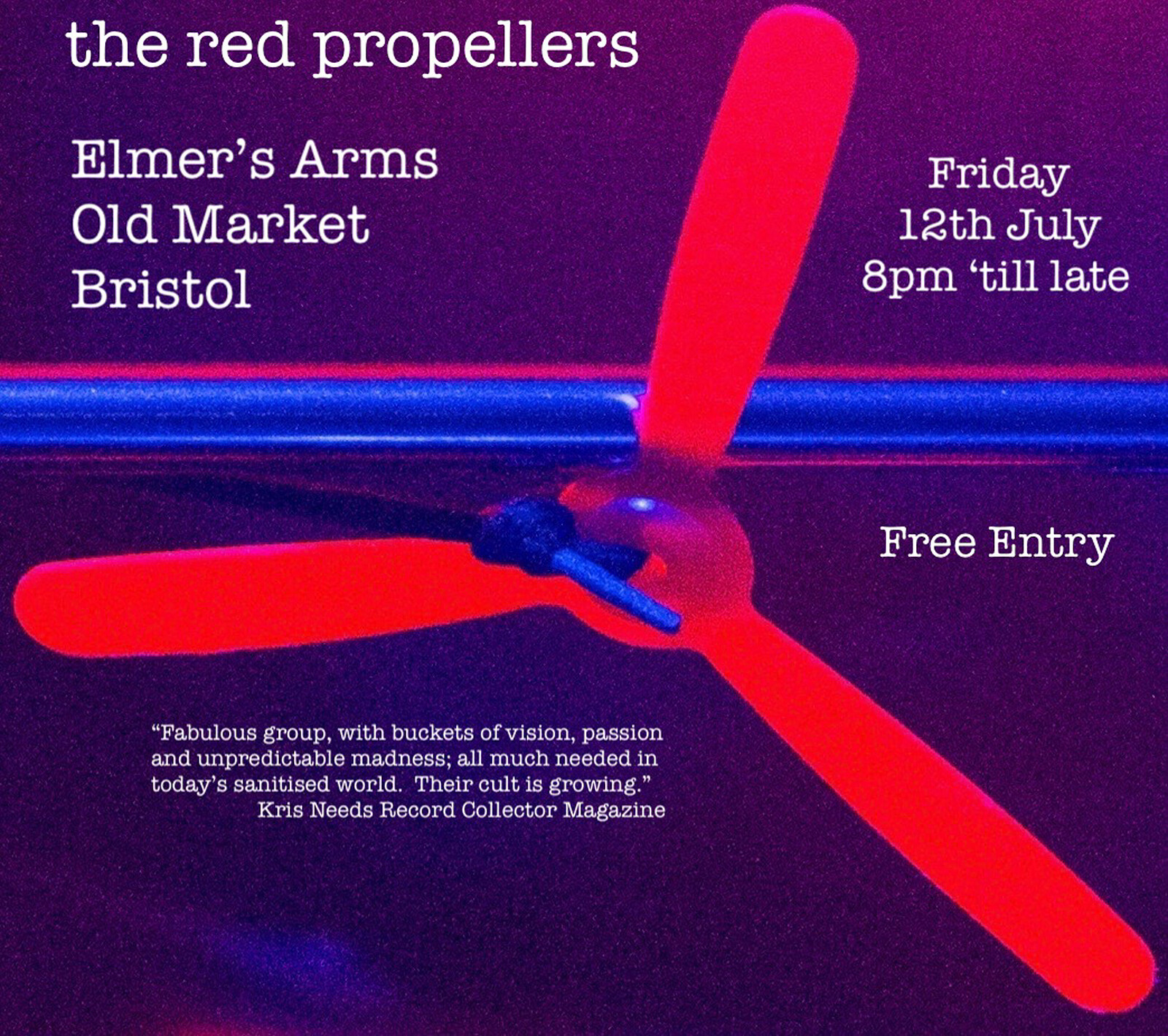 The Red Propellers at The Elmer's Arms