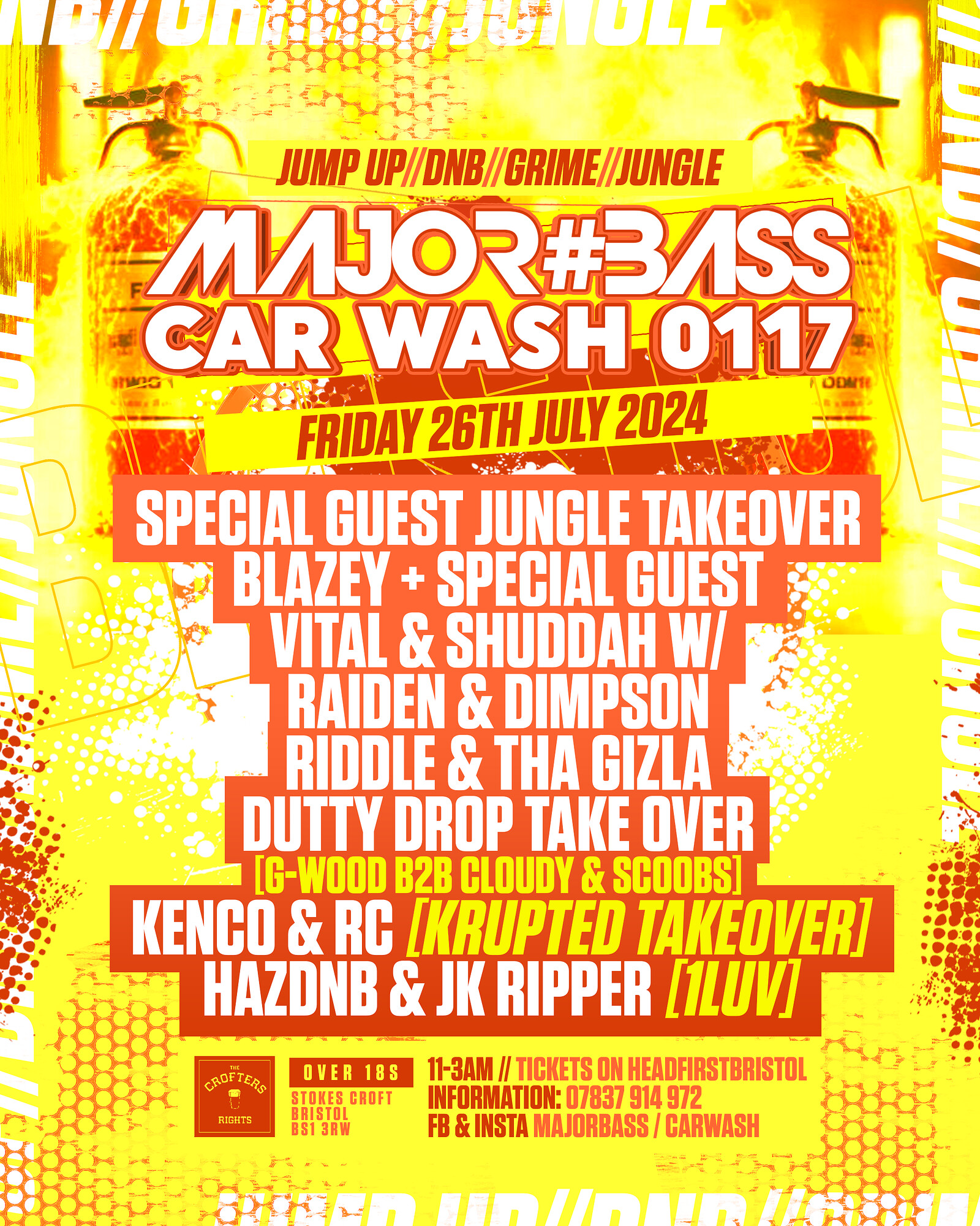 MAJOR BASS X CAR WASH at Crofters Rights