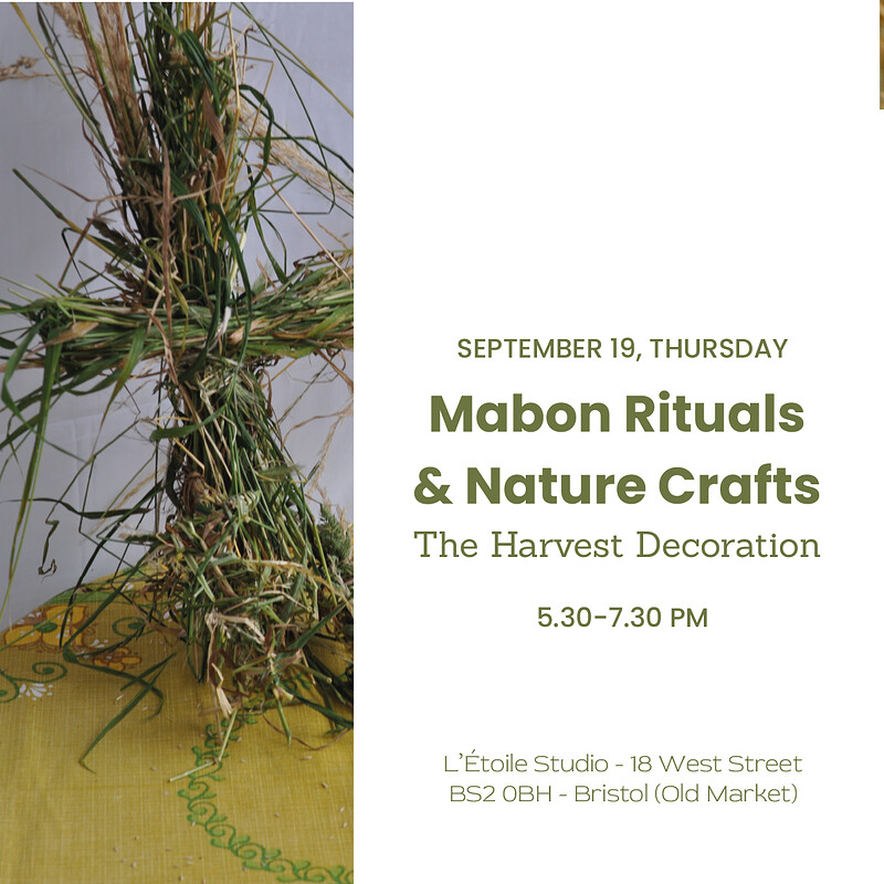 Mabon Rituals & Nature Crafts Workshop at L'Étoile Studio