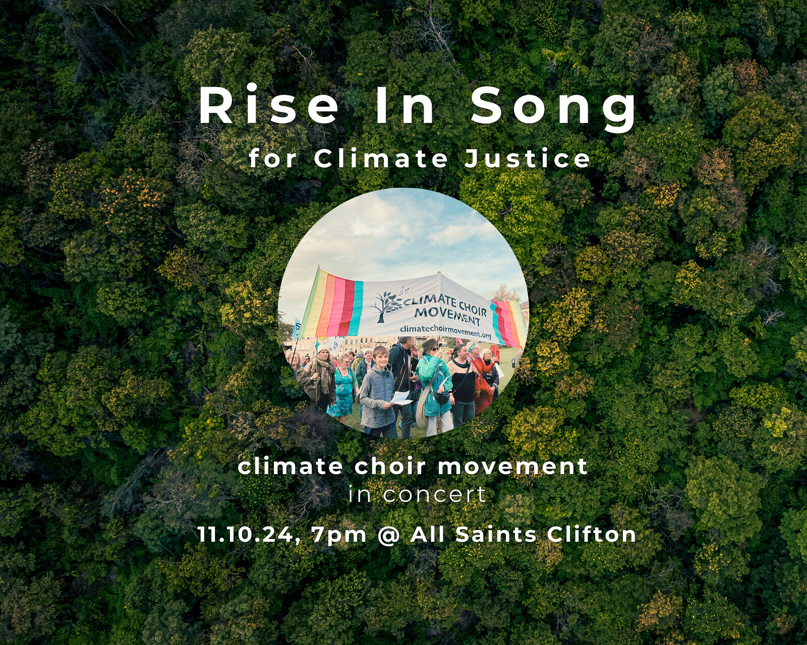 Rise in Song for Climate Justice at All Saints Clifton