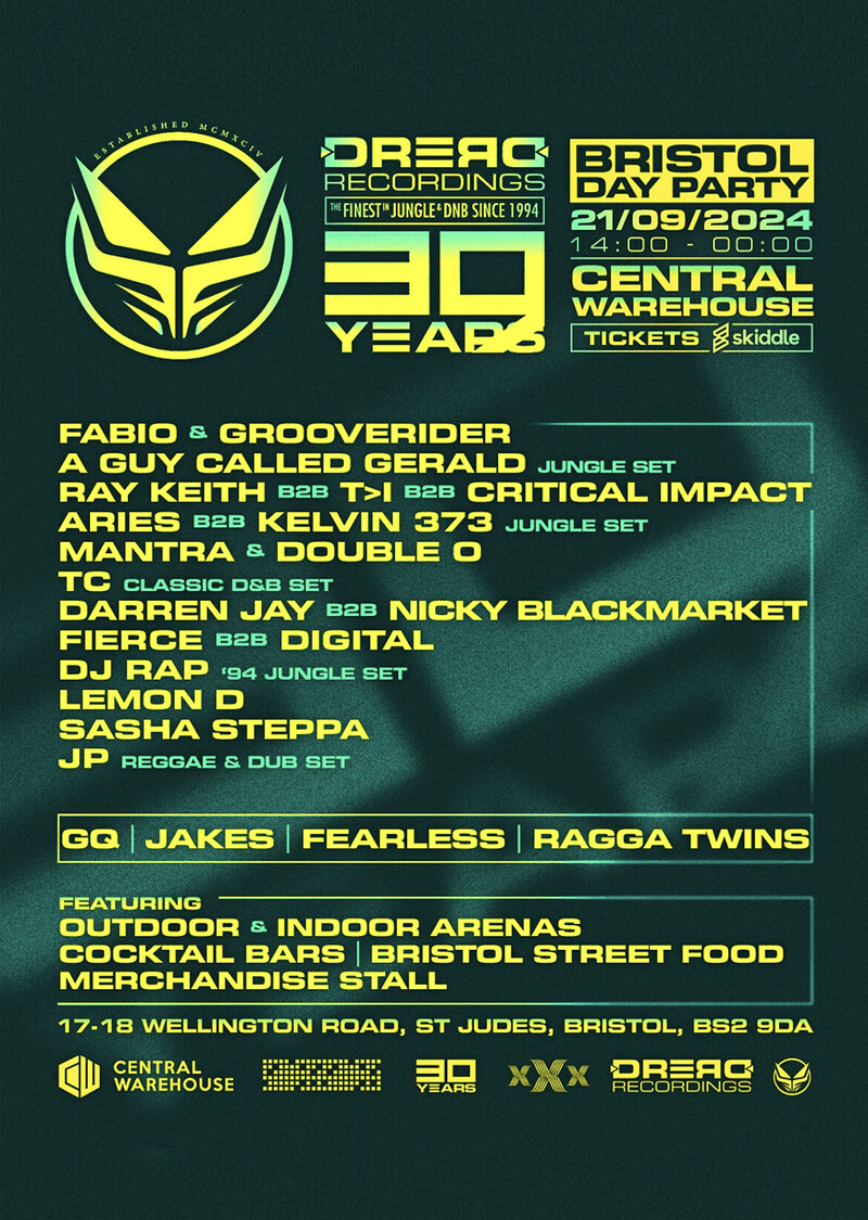 30 Years of Dread Recordings Part II - Day Party at Central Warehouse