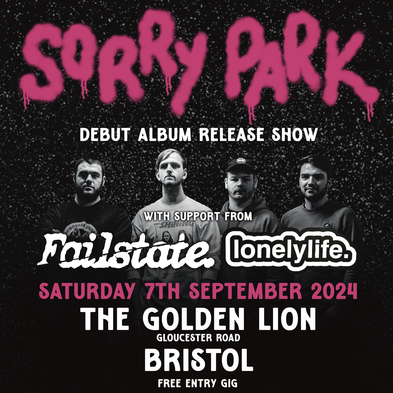 SORRYPARK - DEBUT ALBUM RELEASE SHOW at The Golden Lion