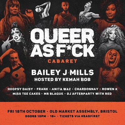 QUEER AS F*CK: October Edition at The Old Market Assembly