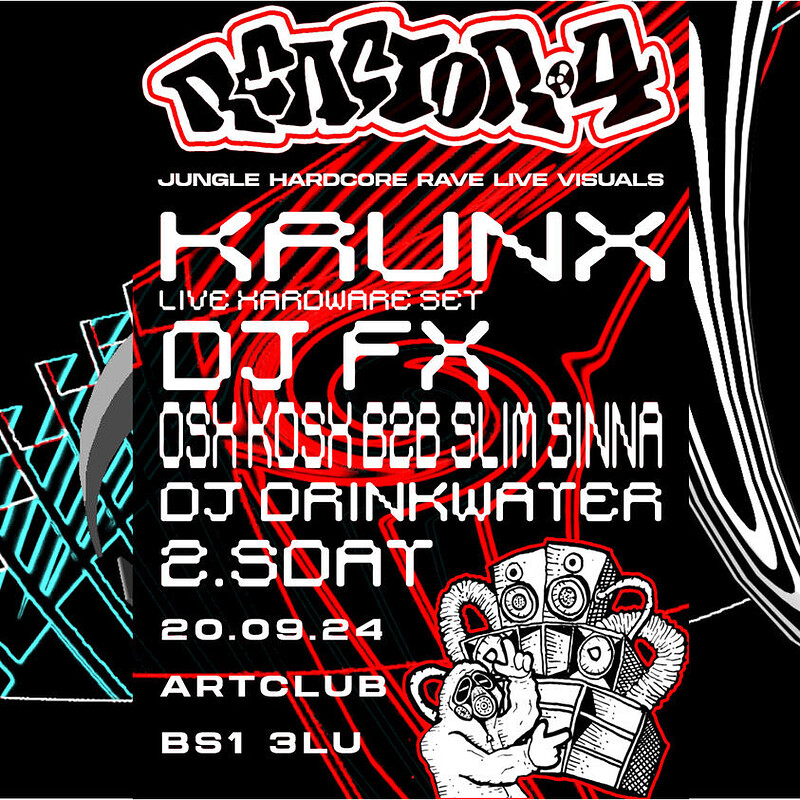 Reactor 4 - Krunx, Dj FX, Dj Drinkwater & more at Art Club