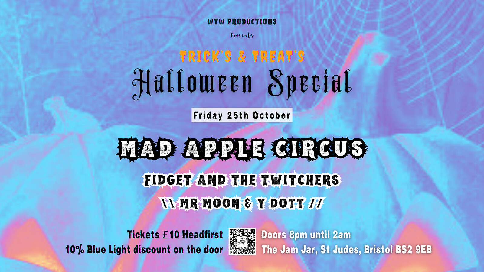 Trick's & Treat's Halloween Special 2024 at The Jam Jar