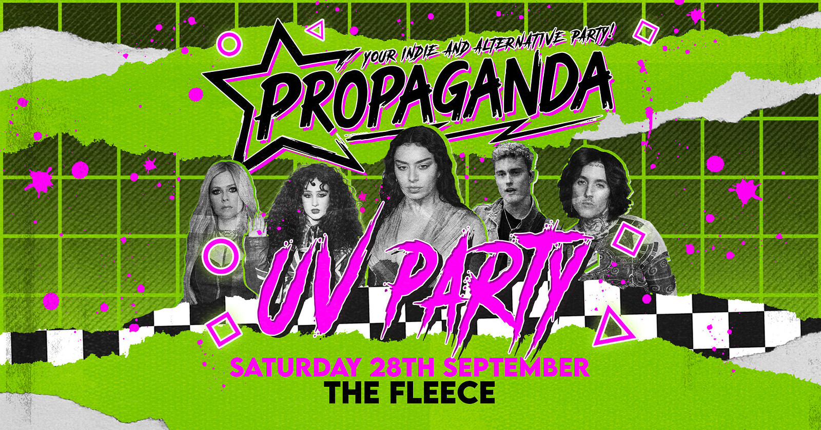 Propaganda - UV Indie & Alternative Party at The Fleece