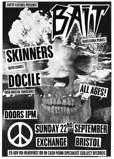 BAIT , SKINNERS & DOCILE - Matinee gig at Exchange