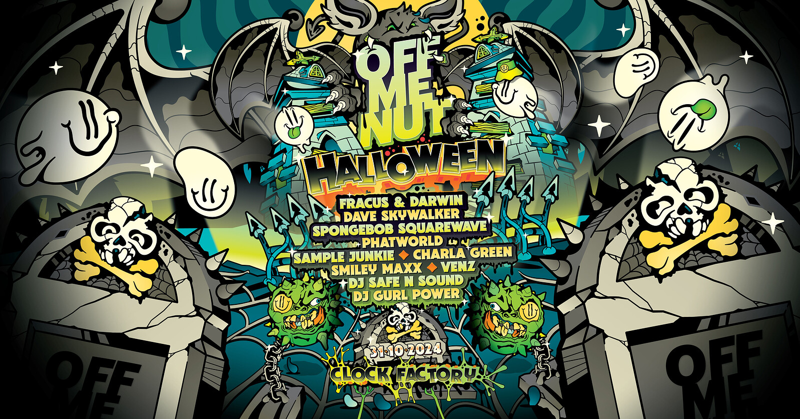 Off Me Nut Records - Bristol Halloween at Clock Factory