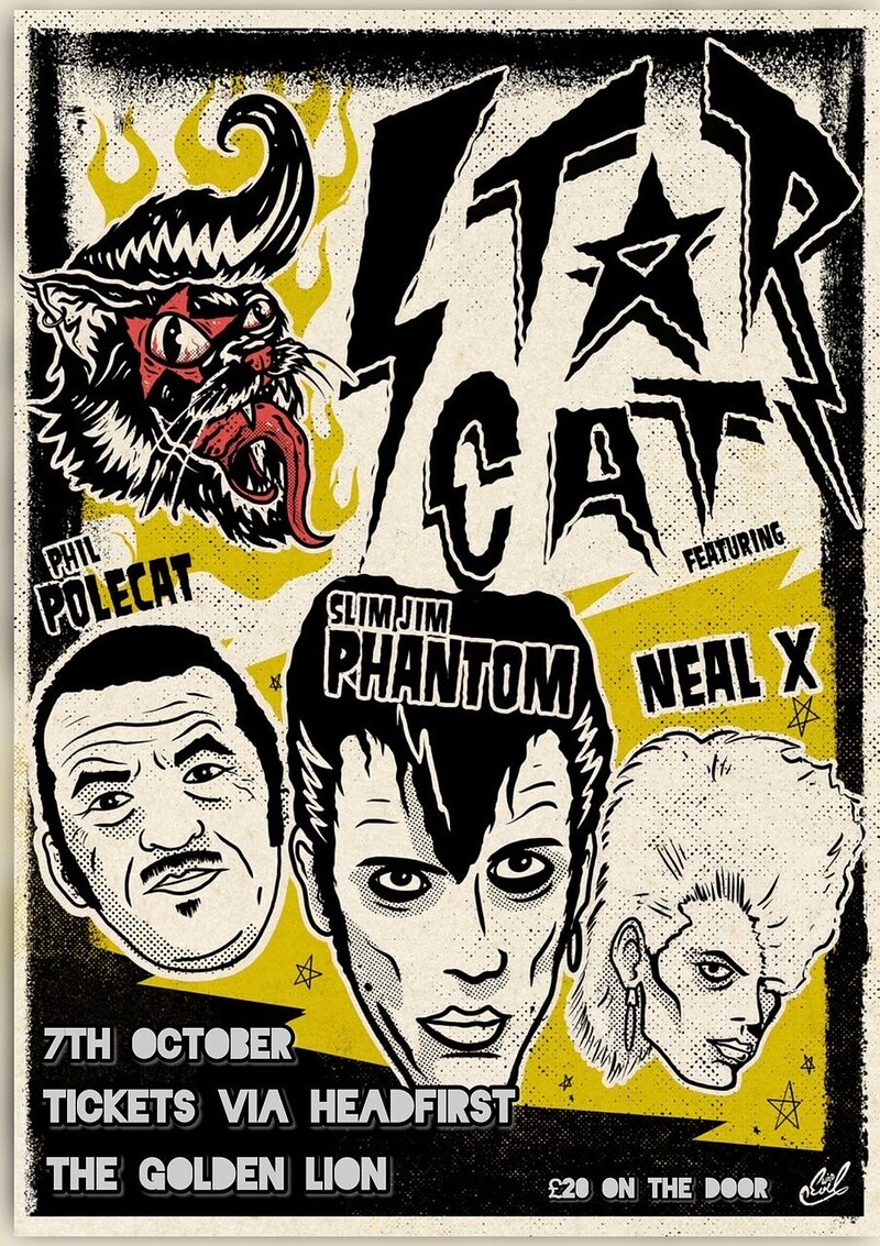 STARCAT - ft. Slim Jim Phantom, Neal X, Phil at The Golden Lion