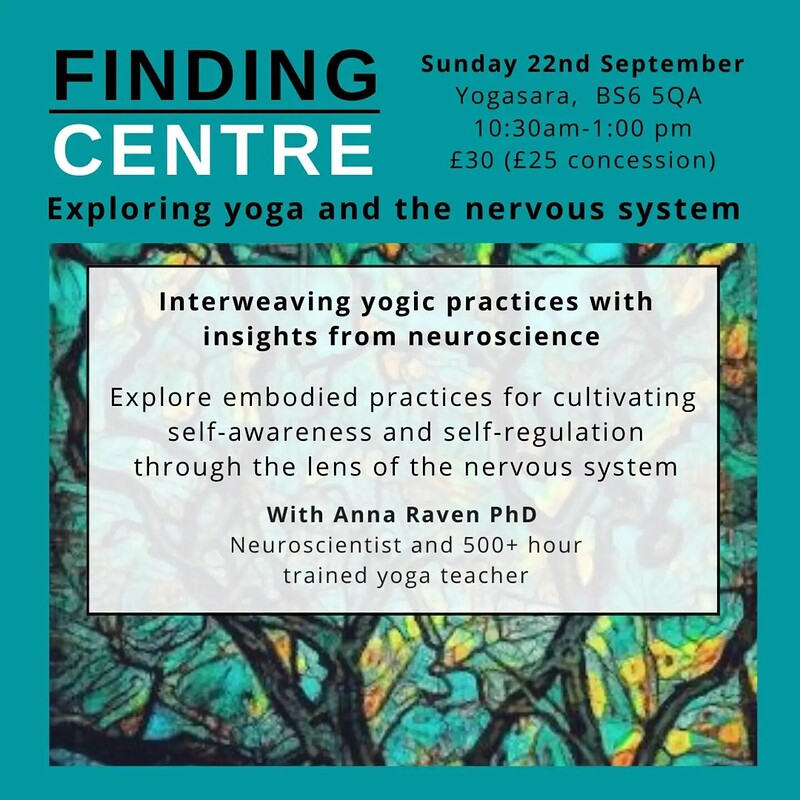 Finding Centre - yoga and the nervous system at Yogasara