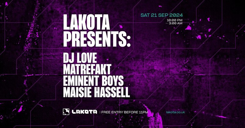 Lakota Presents: DJ Love at Lakota