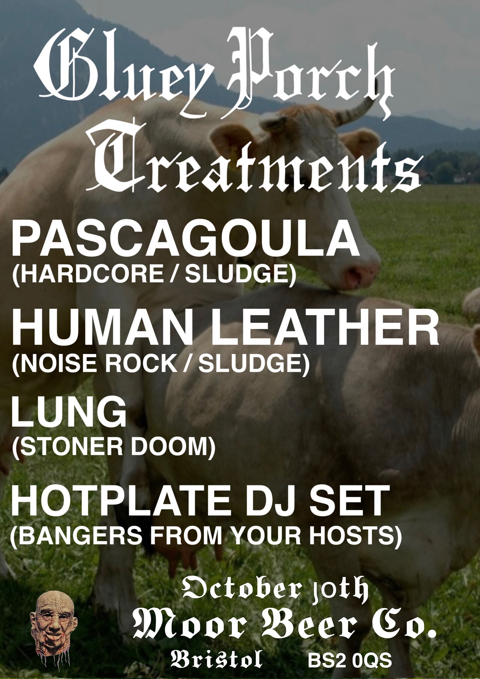 Pascagoula + Human Leather + Lung at Moor Beer Co