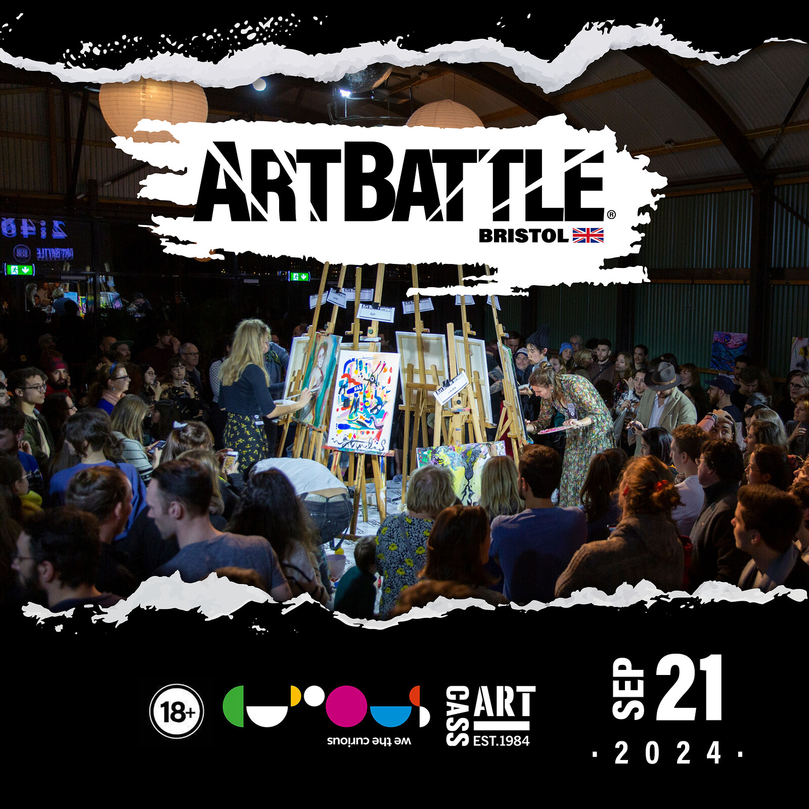 Art Battle Bristol at We The Curious- 2nd floor events space