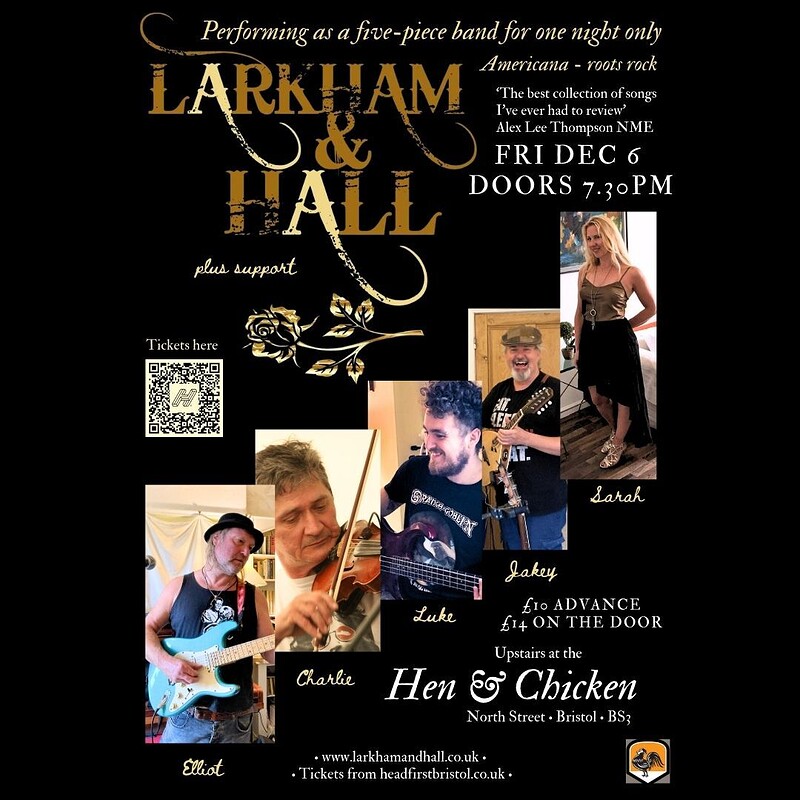 Larkham and Hall plus band at Hen and Chicken