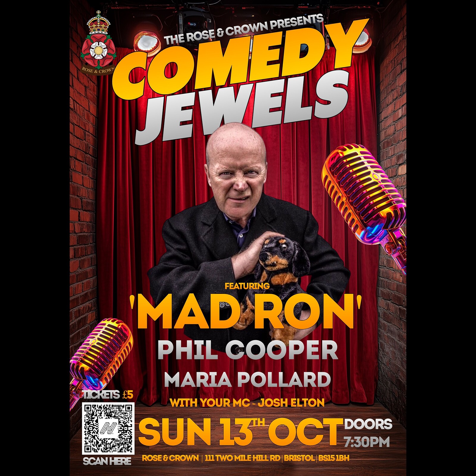 Comedy Jewels - Premium Stand Up Comedy at The Rose & Crown