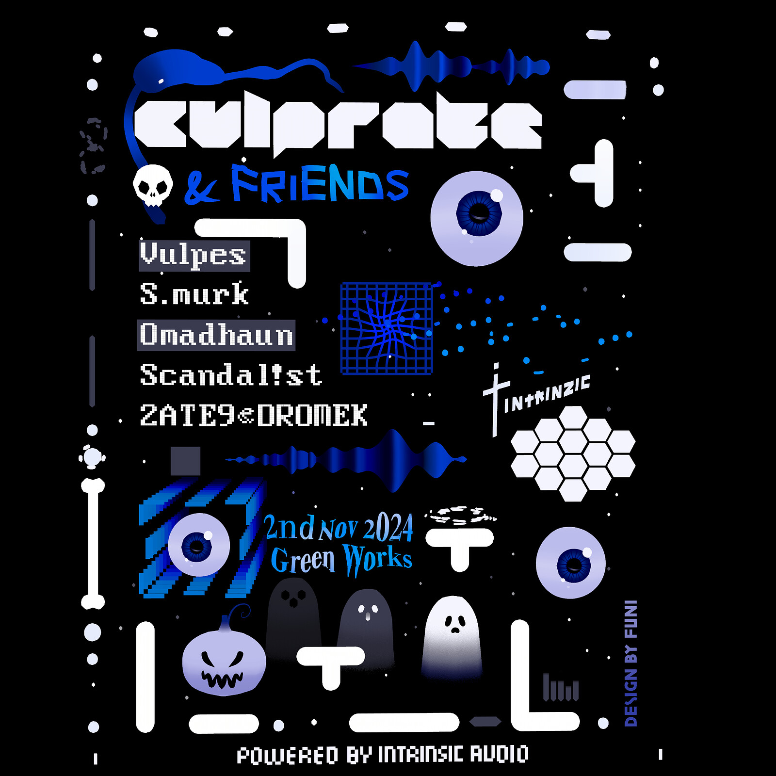 Culprate & Friends | Vulpes S.Murk Omadhaun + More at Green Works