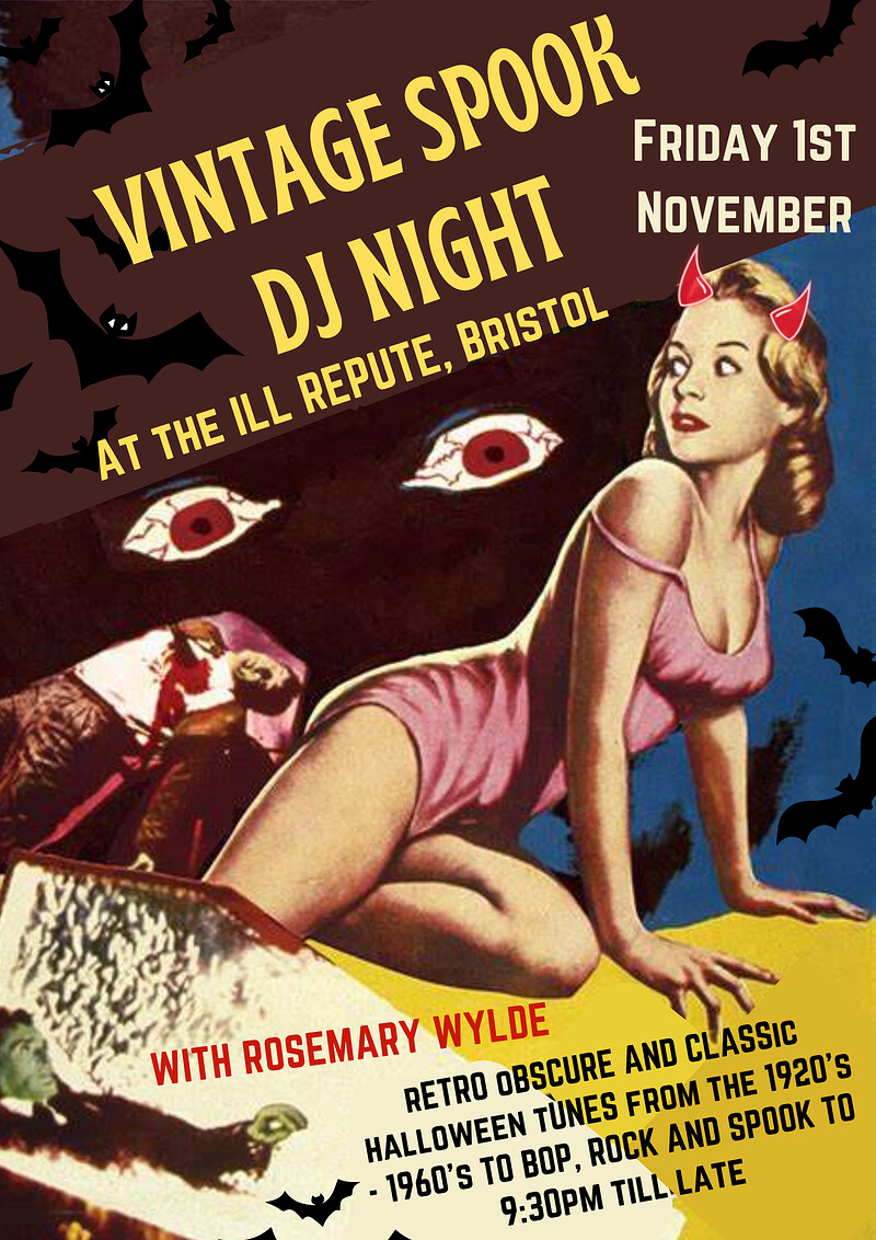 Spook Vintage DJ Night at The Ill Repute