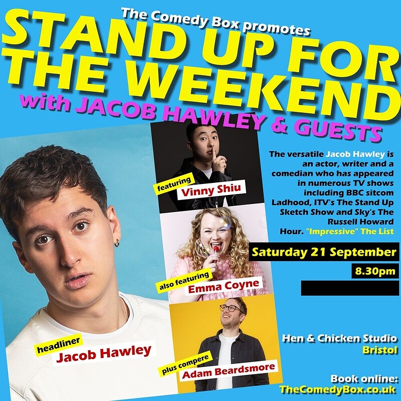 Stand Up For The Weekend with JACOB HAWLEY & CO at Hen & Chicken