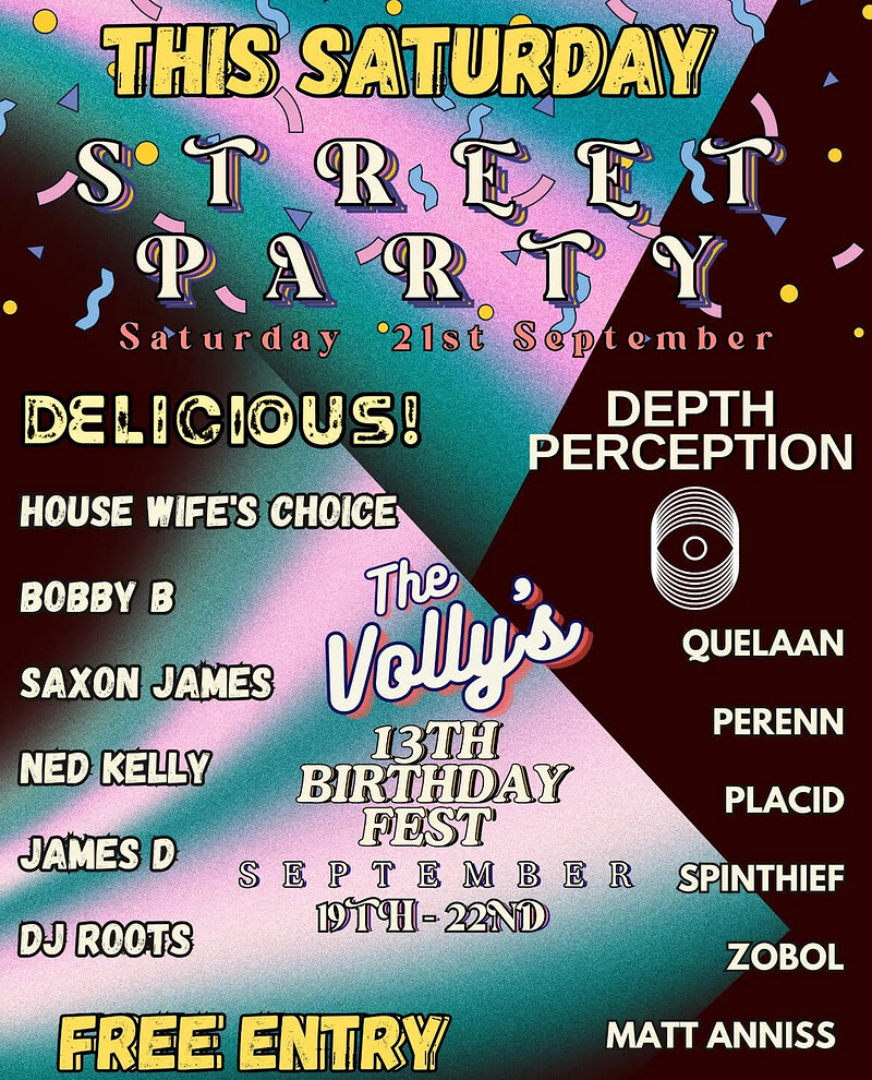 Deep + Delicious Volly Street Party at Volunteer Tavern