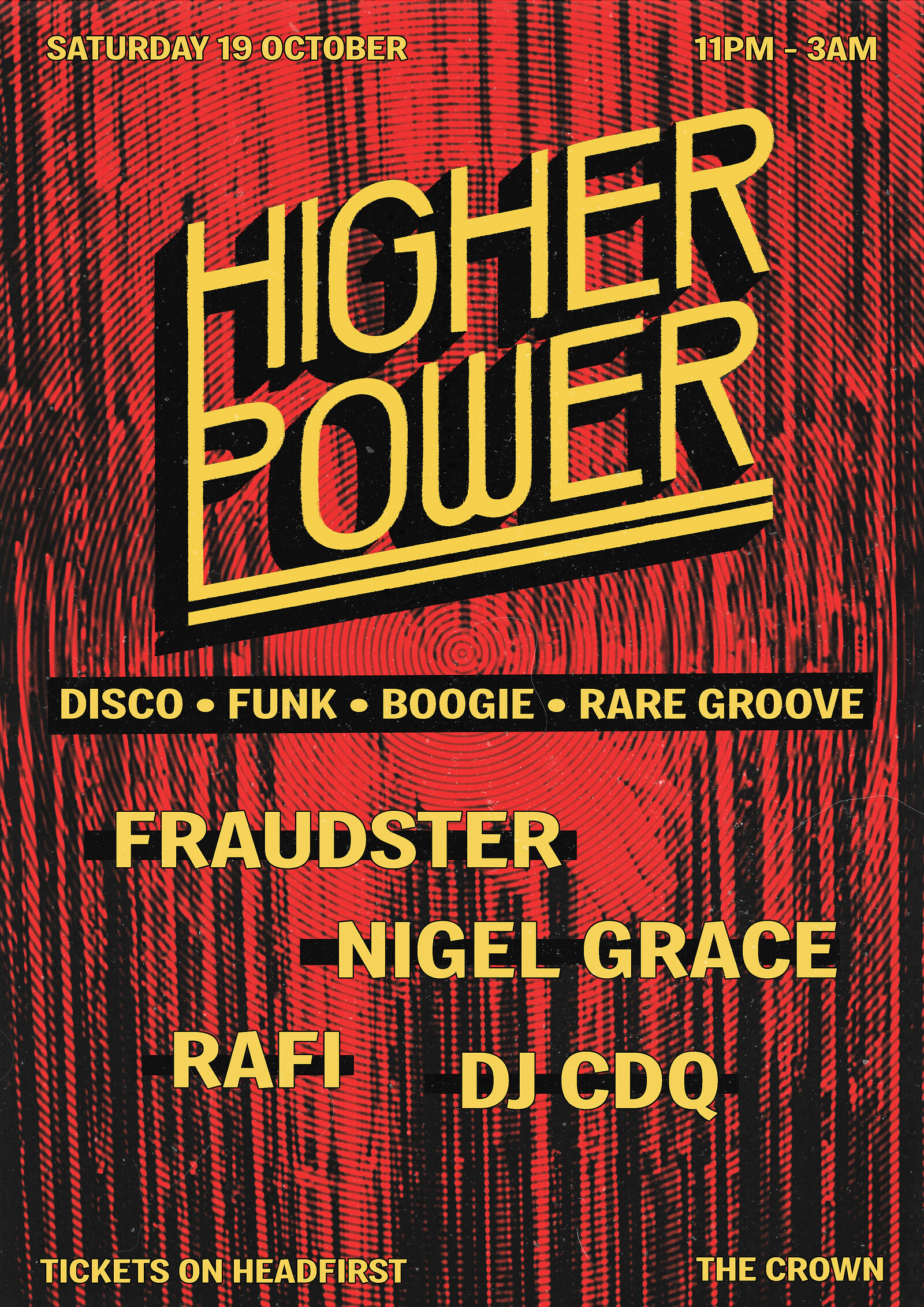 HIGHER POWER: DISCO FEVER at The Crown