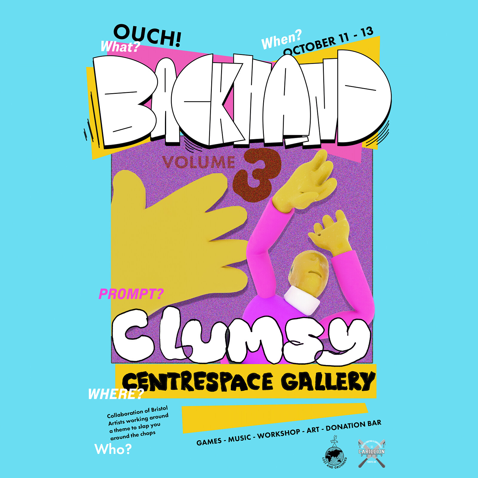 Backhand # 3 at Centrespace Gallery