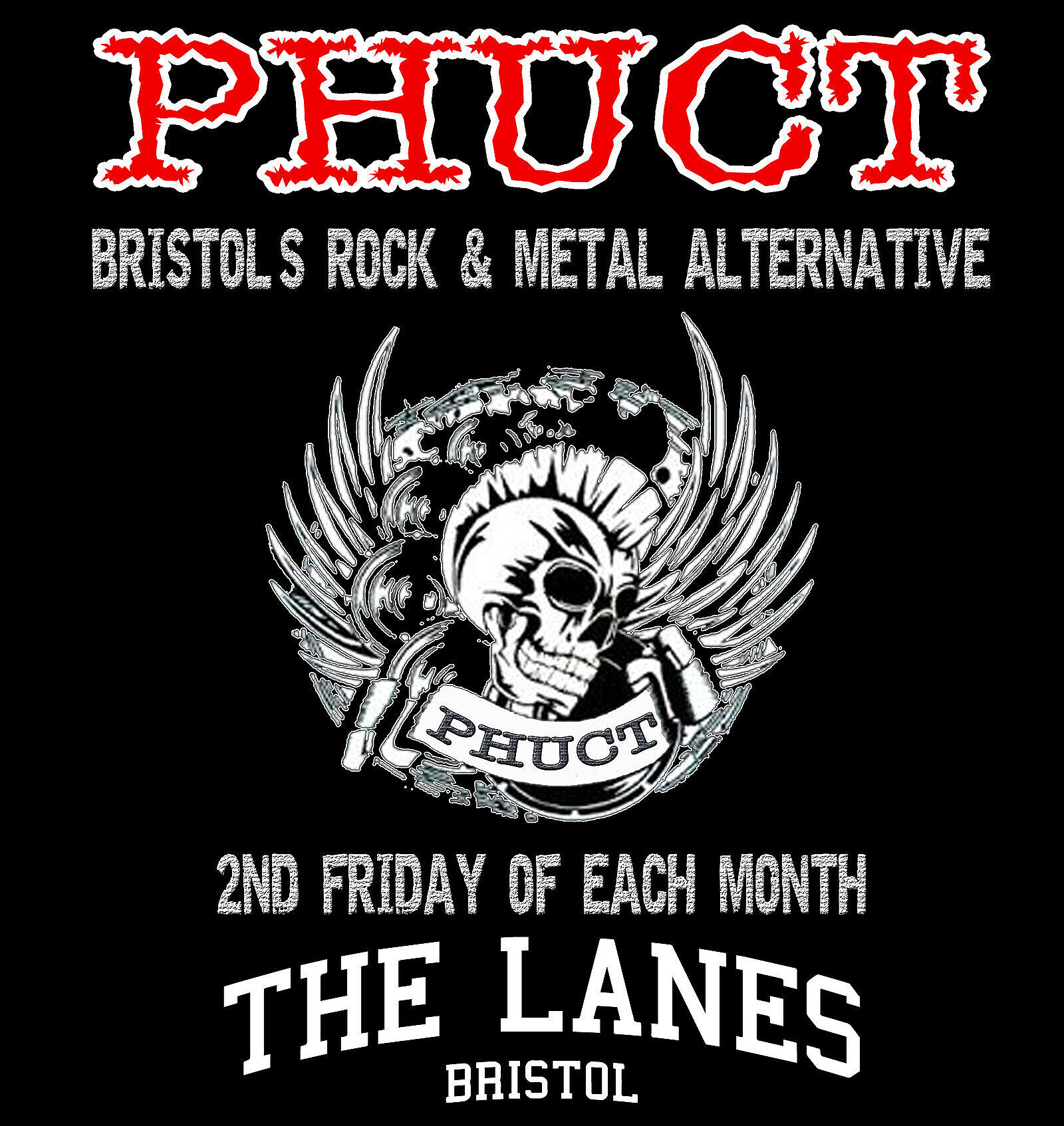 Phuct - Bristol's Rock & Metal Alternative at The Lanes