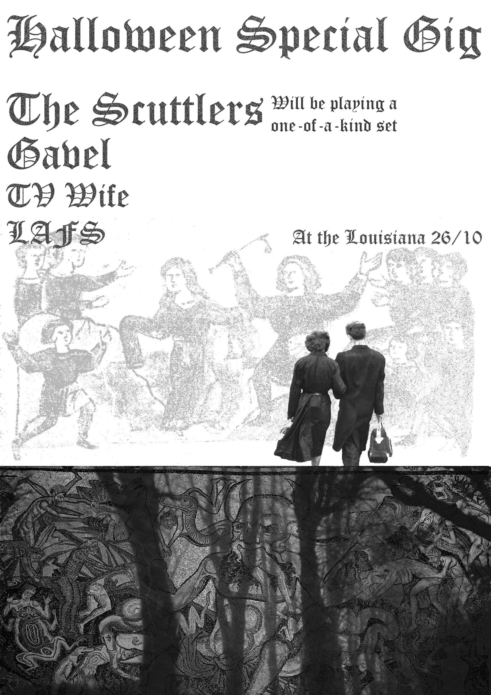 Halloween Special -The Scuttlers + Gavel + TV WIFE at The Louisiana