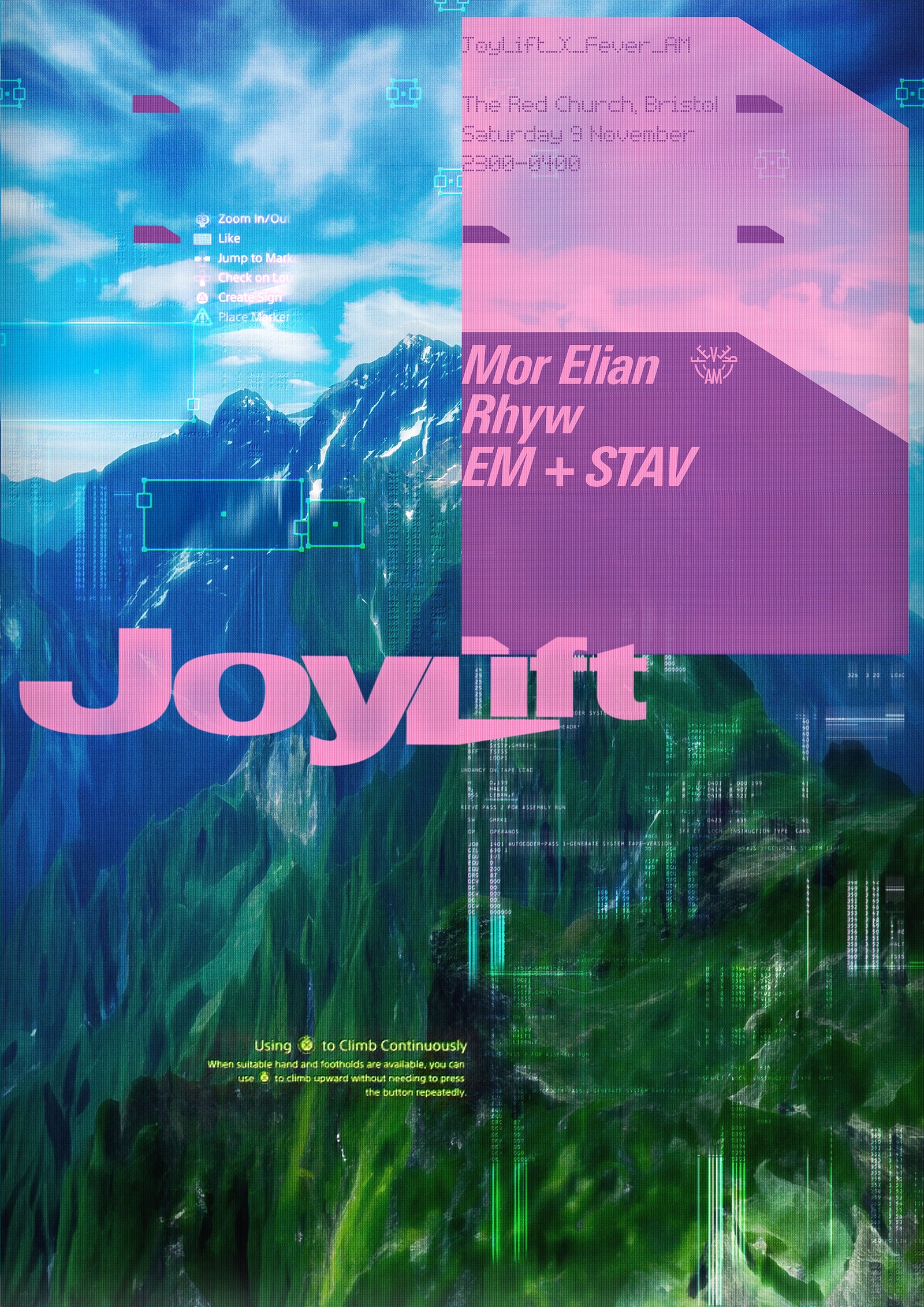 JoyLift x Fever AM w/ Mor Elian, Rhyw, EM + STAV at The Red Church