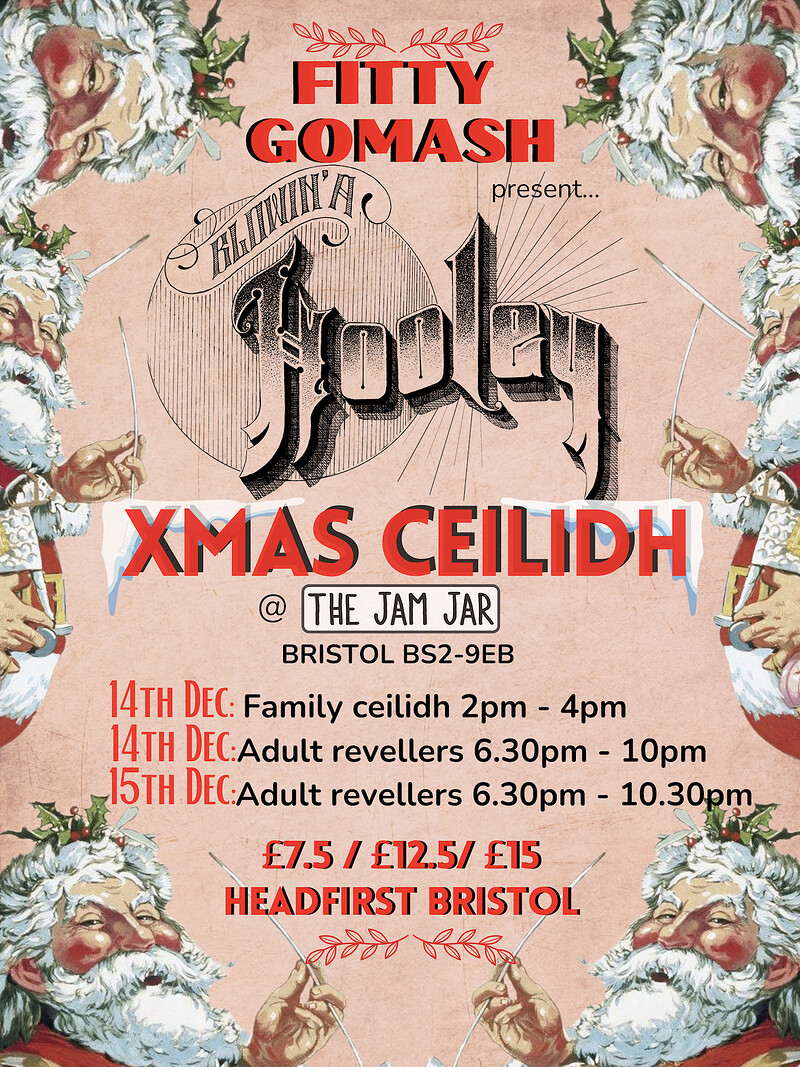 Christmas Ceilidh - Blowin' a Hooley at The Jam Jar