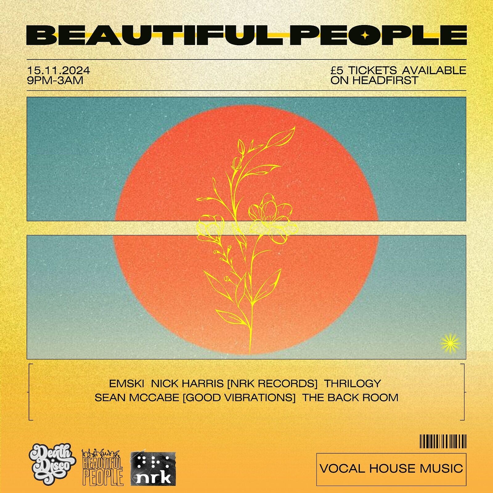 BEAUTIFUL PEOPLE w/ SEAN MCCABE & NICK HARRIS (NRK at Death disco