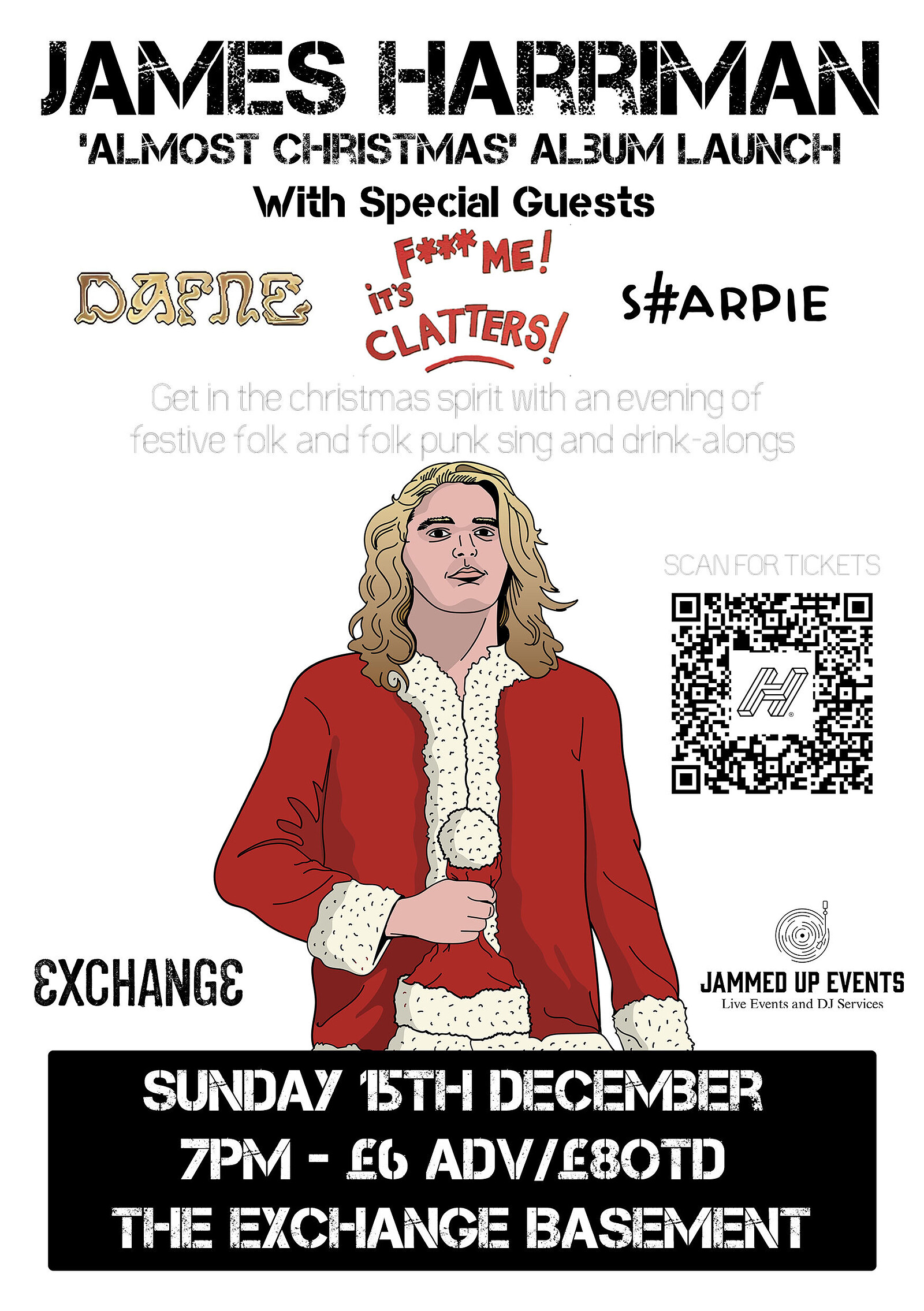 James Harriman Almost Christmas Gig + Supports at Exchange