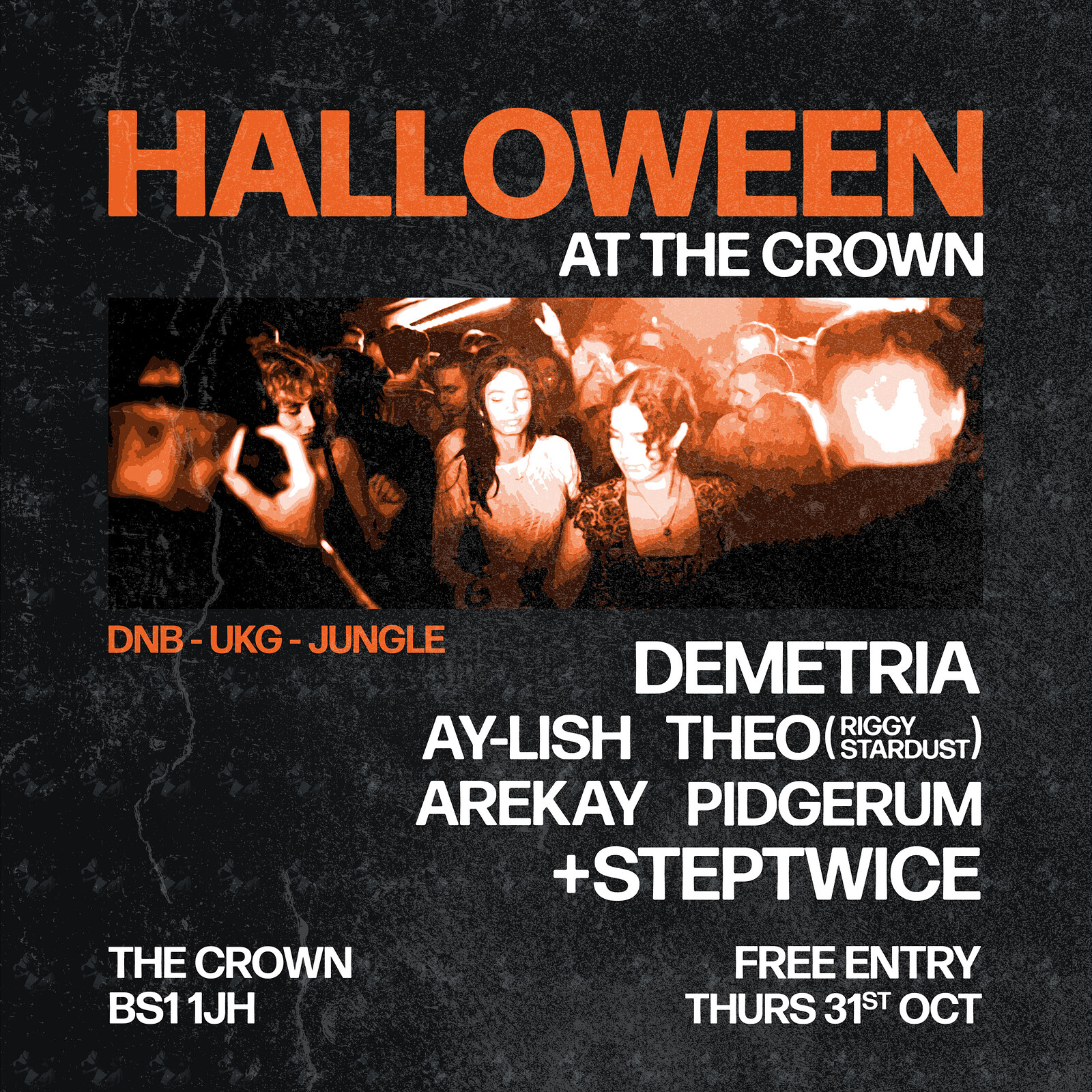 Halloween at The Crown: Demetria + more at The Crown