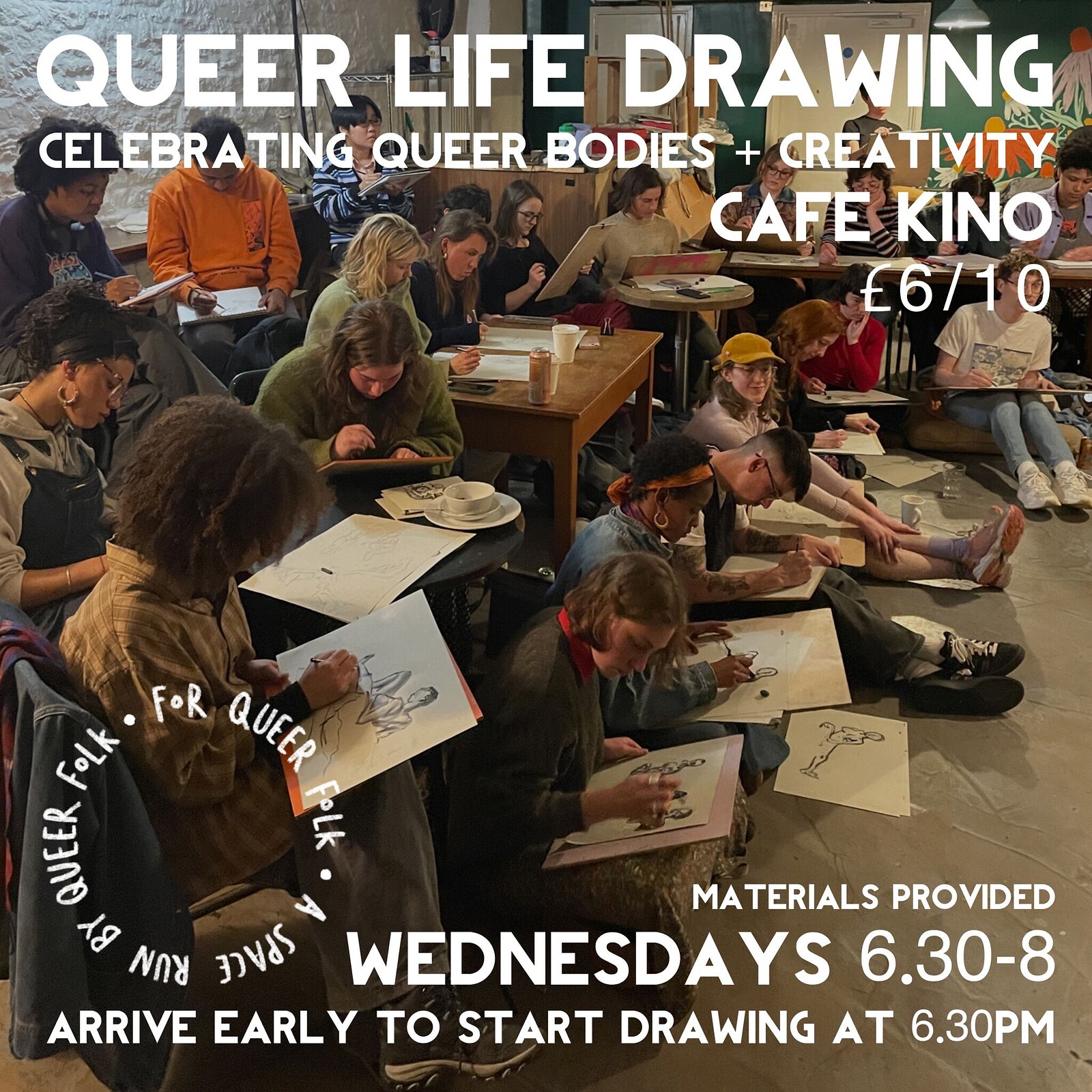 QUEER LIFE DRAWING at Cafe Kino