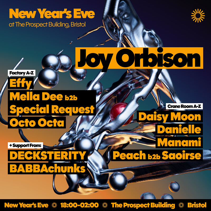 NYE: Joy Orbison & Friends at The Prospect Building