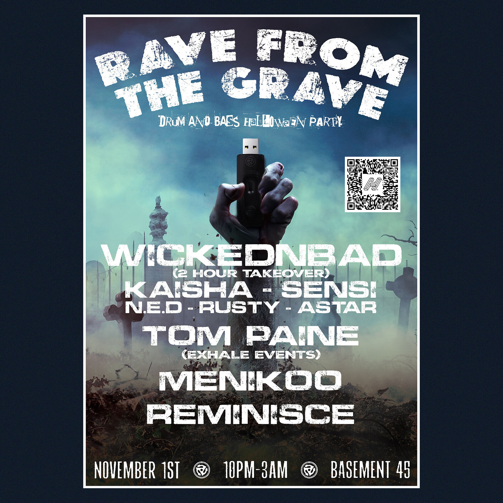 Rave From The Grave at Basement 45